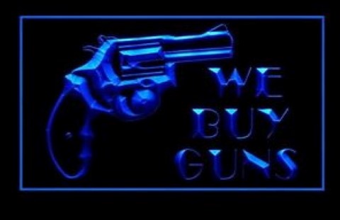 We Buy Guns LED Neon Sign